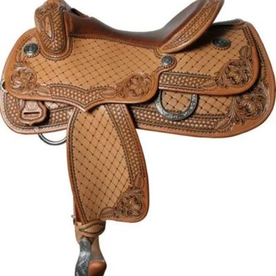 Triple W Platinum Big Butterfly Saddle