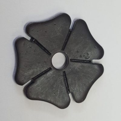 Rissa Spur Rowel Four leaf clover, large