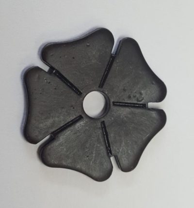 Rissa Spur Rowel Four leaf clover, large
