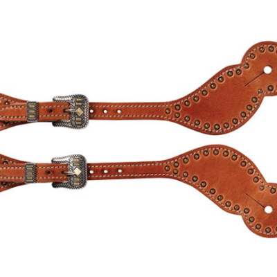 Kannusremmit Weaver Diamond Bar Spur Straps, regular