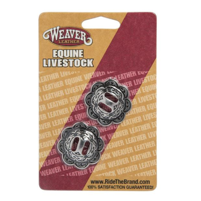 Concho with Slots Horse Shoe 1 1/2"