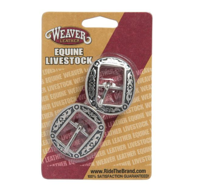 Solki Weaver Horse Shoe Brand Floral Buckle 3/4"
