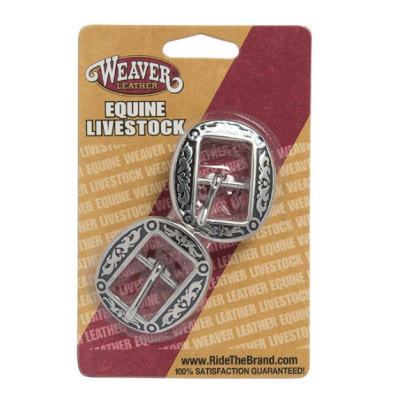 Solki Weaver Horse Shoe Brand Floral Buckle 3/4"