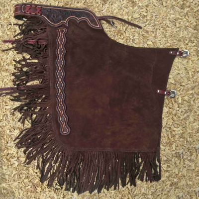 Chinks Cattleman's Brown Suede