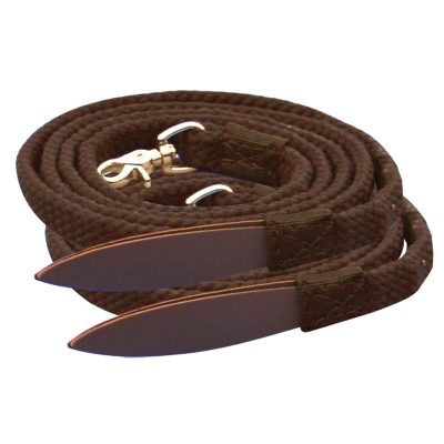 Cotton Split Reins with Snaps Ohjat pikalukoilla