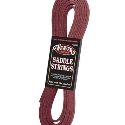 Satulanauhat Weaver Saddle Strings Burgundy 1/2"x72"