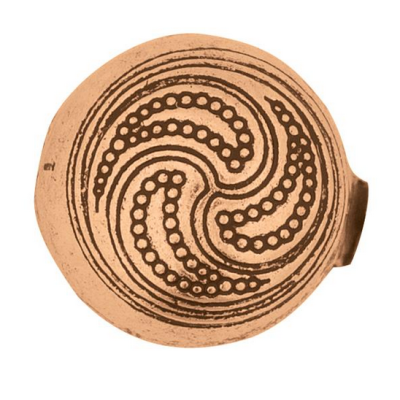 Spots Swirl Copper