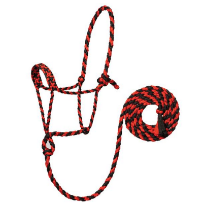 Naruriimusetti Weaver Braided Rope Halter with 10' Lead