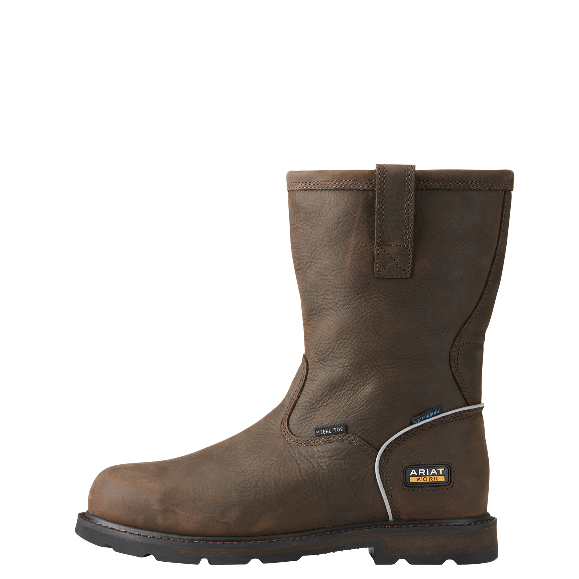 Ariat Men's Work Boot Groundbreaker Steel Toe Pull-On Waterproof
