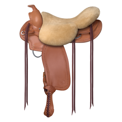 Istuinpehmuste lampaankarvaa Mattes Seat Saver for Western Saddle, universal