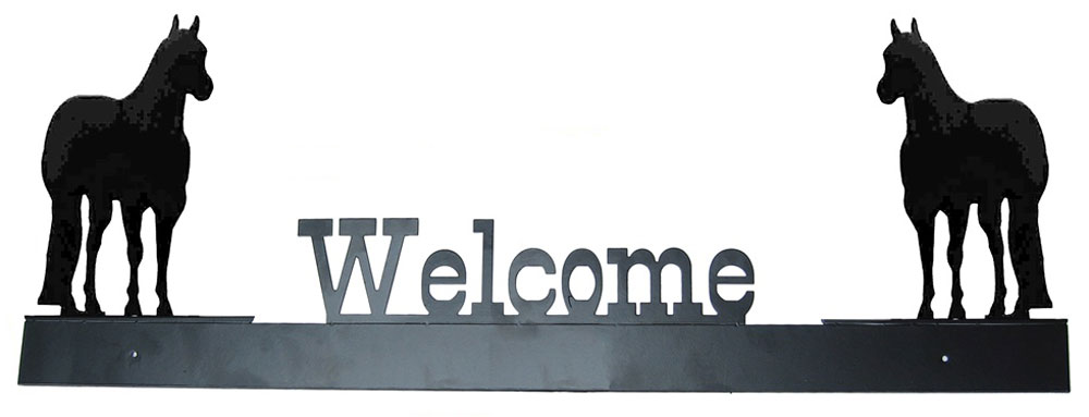 Kyltti Welcome Quarter hevonen