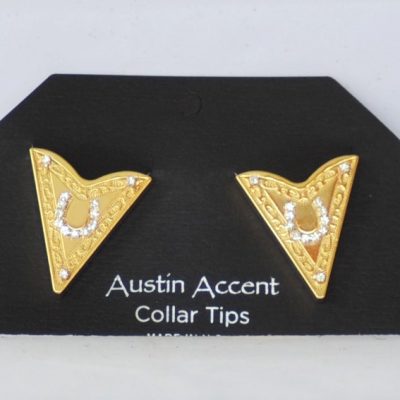 Kauluksen koriste Collar Tips Horseshoe