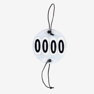 Kilpailunumerot 4 numeroa pyöreä