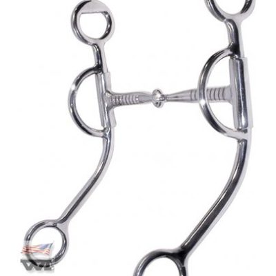 Kankikuolain yhdellä nivelellä Snaffle Bit with Shanks