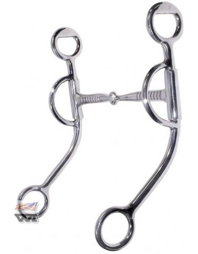 Kankikuolain yhdellä nivelellä Snaffle Bit with Shanks