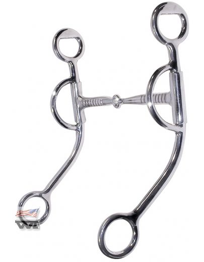 Kankikuolain yhdellä nivelellä Snaffle Bit with Shanks