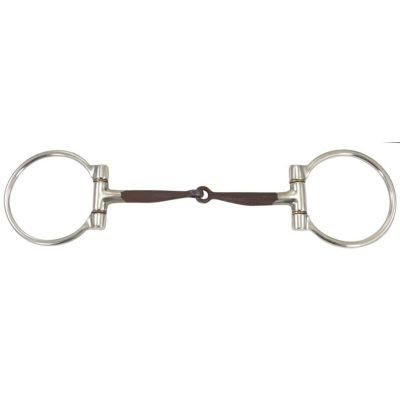 Snaffle Bit D-Ring nivelkuolain 12 cm