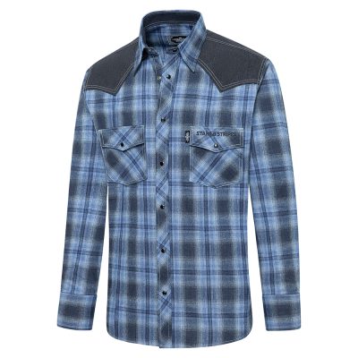 Stars & Stripes Westernpaita Men's Hank Blue