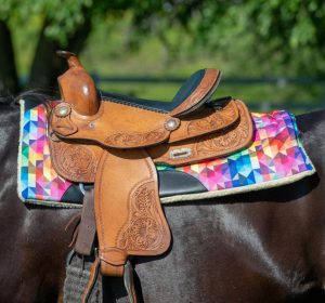 Satulapatja Weaver Kaleidoscope Saddle Pad Pony