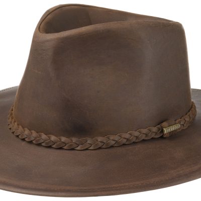 Nahkahattu Stetson Buffalo Leather Western Hat
