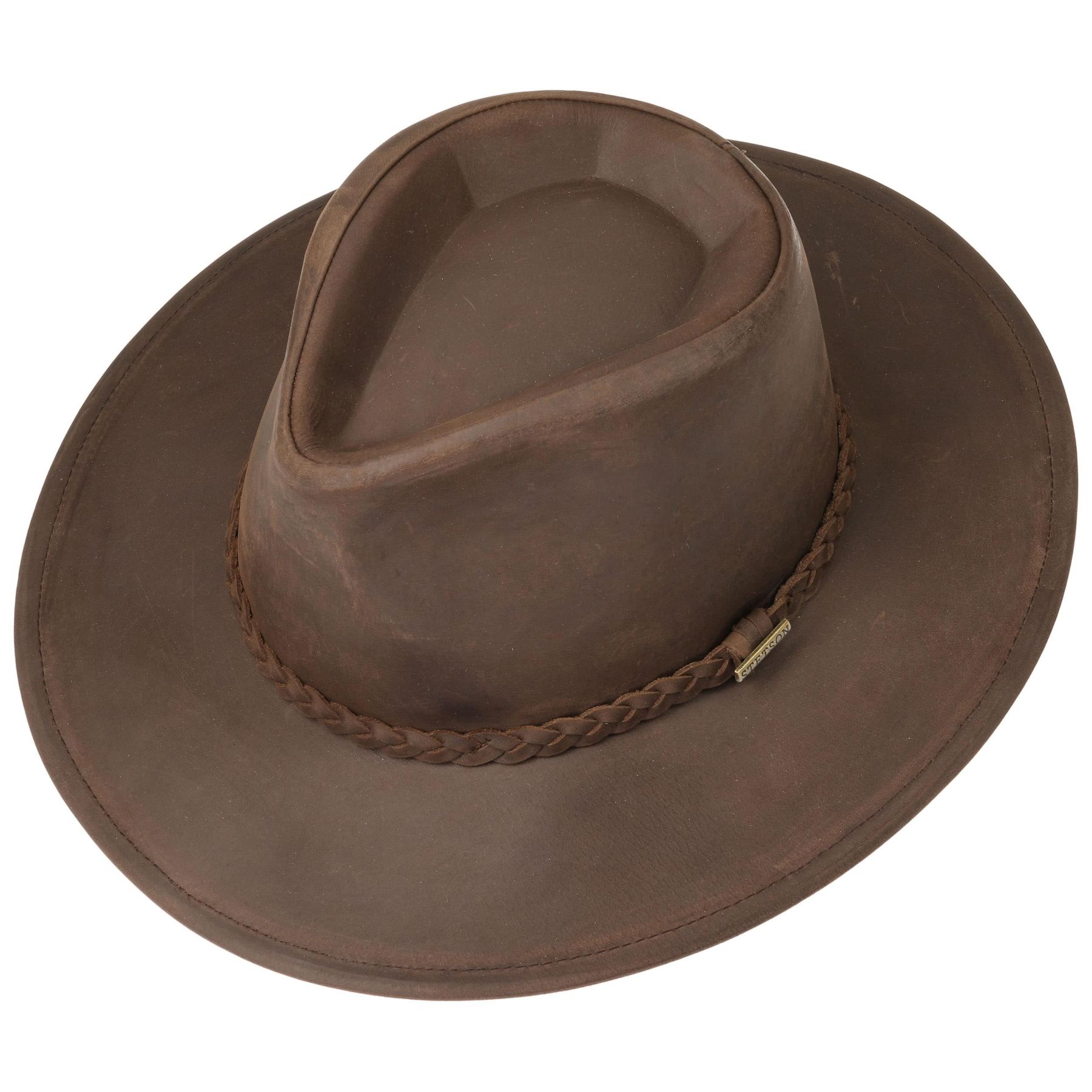 Nahkahattu Stetson Buffalo Leather Western Hat