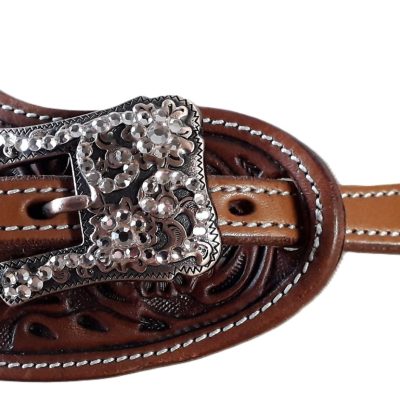 Kannusremmit Cattleman's Crystal Copper Peach