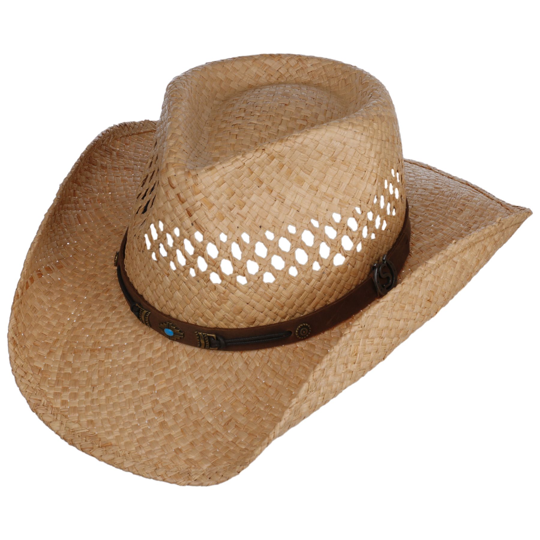 Olkihattu Stetson Western Raffia