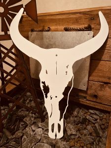 All That Western Longhorn White