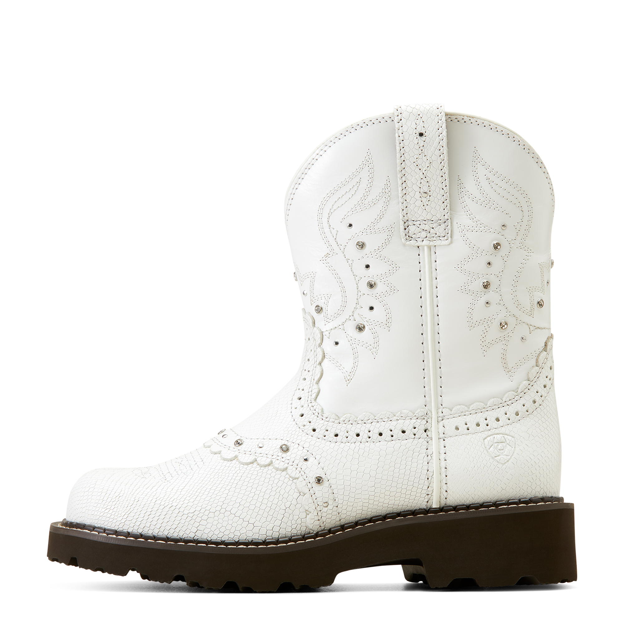 Ariat Women's Gembaby White Snake Emboss