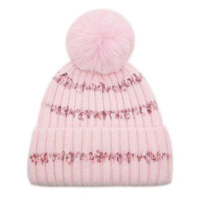 Pipo Cashmere Wool Blend Pom Pom Hat