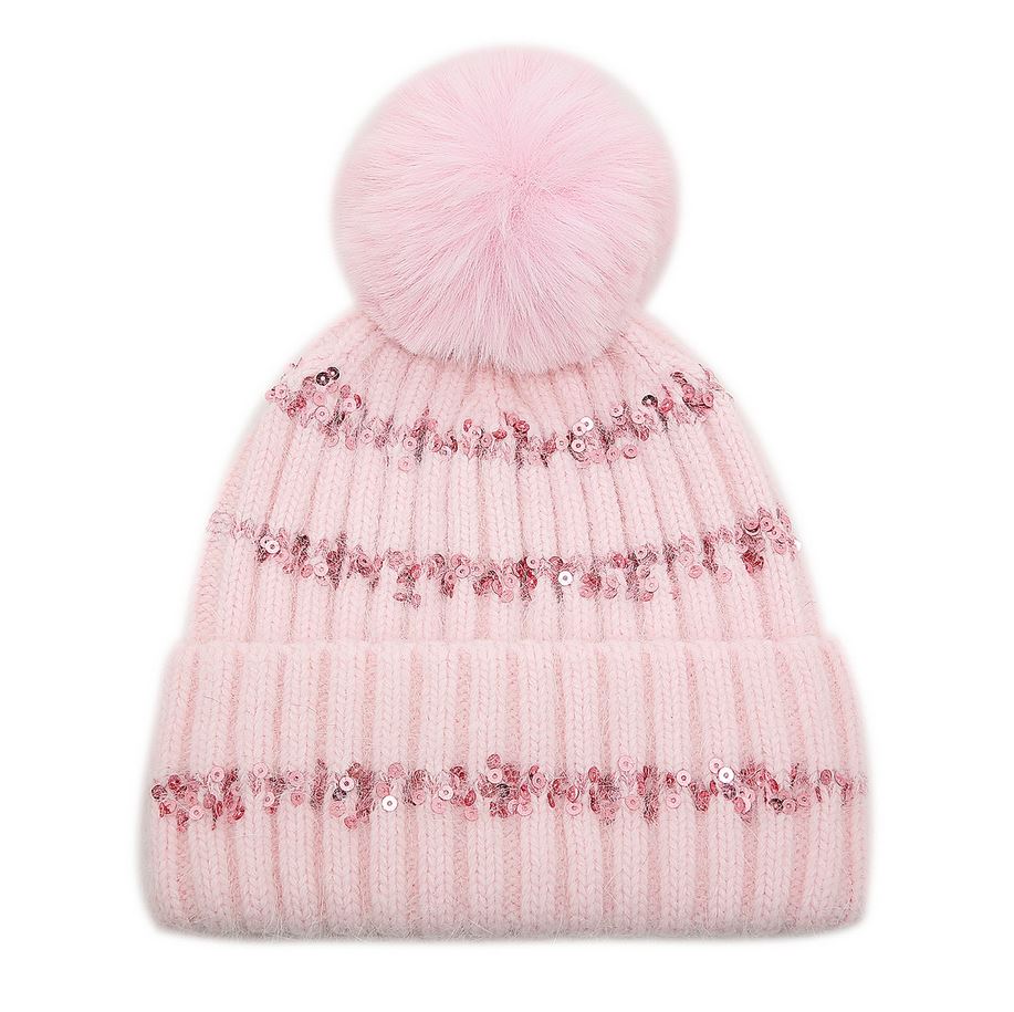 Pipo Cashmere Wool Blend Pom Pom Hat