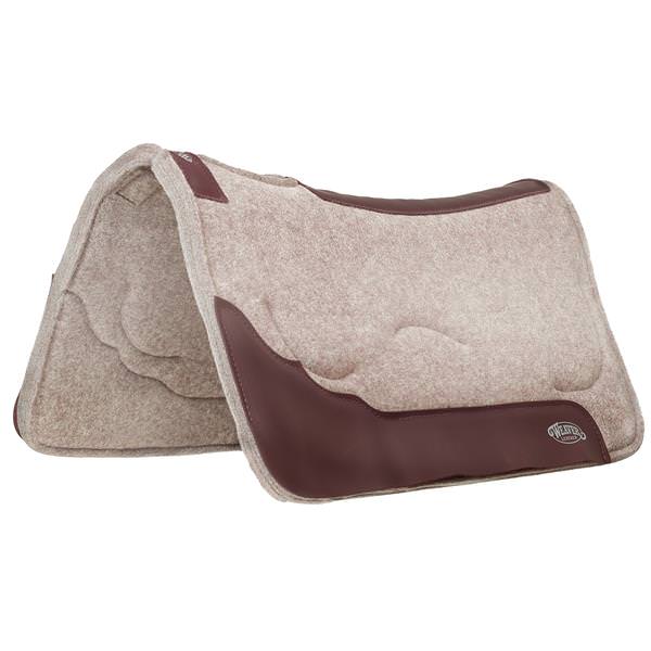Weaver Gel Contoured Wool Blend Felt Saddle Pad