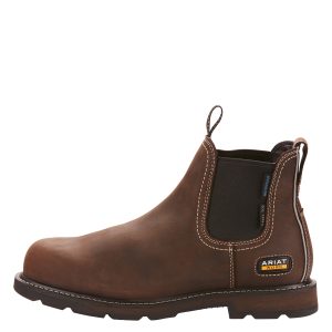 Ariat Men’s Work Boot Groundbreaker Chelsea Waterproof Steel Toe