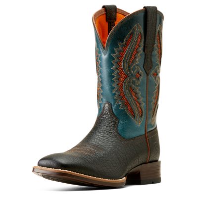 Ariat Men’s Rowder VentTEK 360° Western Boot Black Dark Teal