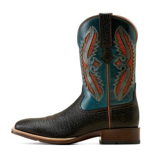 Ariat Men’s Rowder VentTEK 360° Western Boot Black Dark Teal