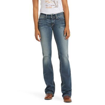 Farkut Ariat Women's R.E.A.L. Whipstitch Boot Cut Jean