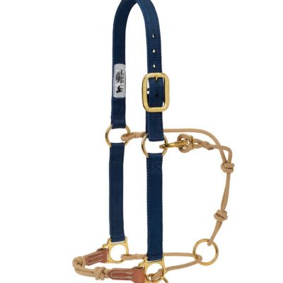 Riimu Weaver Horseman’s Halter sivurenkaalla