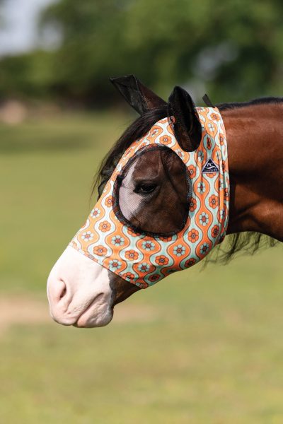 Hyönteismaski Professional’s Choice Comfort Fit Fly Mask New Flower