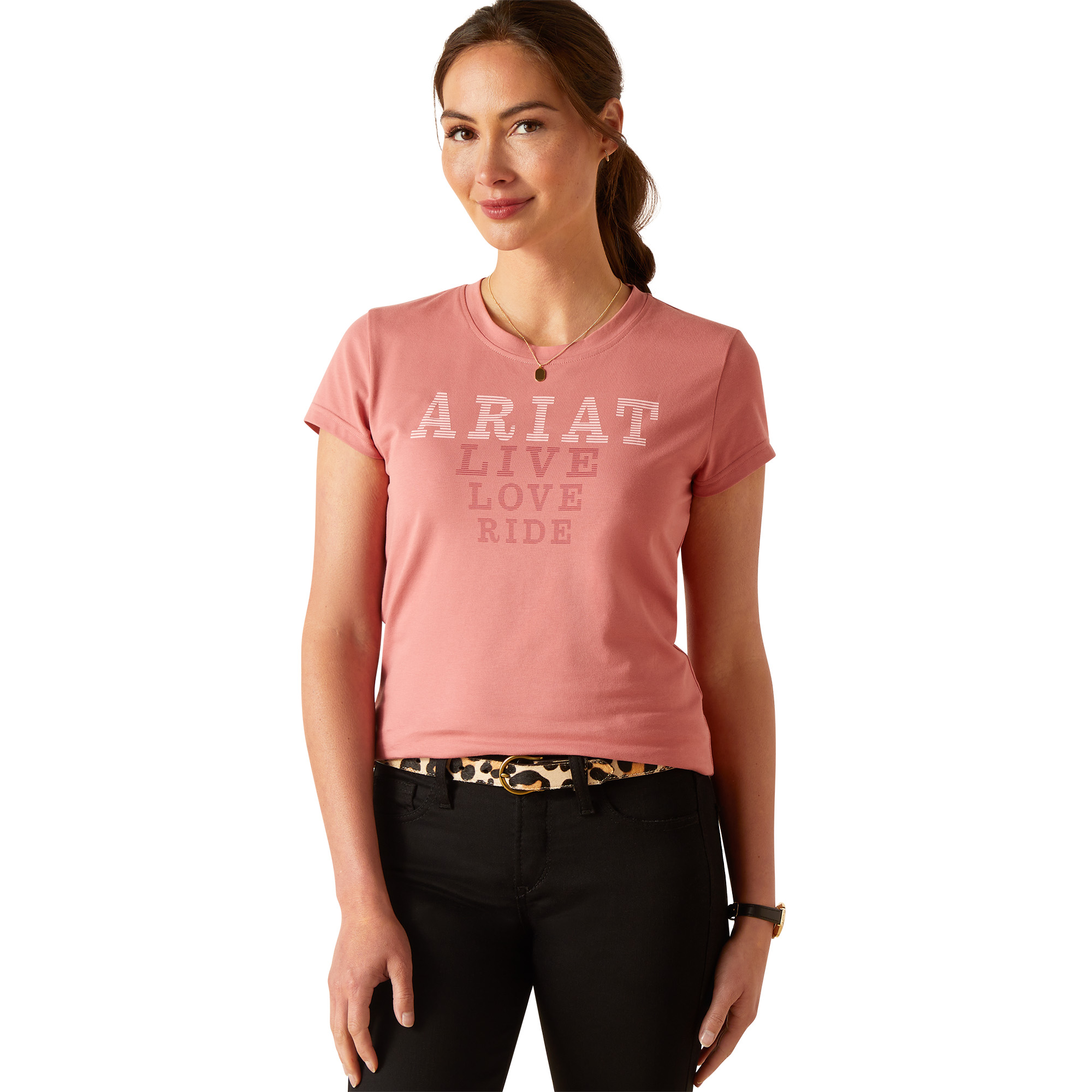 Ariat Women's T-Shirt Live Love Ride T-paita