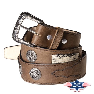Vyö Stars & Stripes Cowhide with Conchos