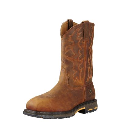 Ariat Men's WorkHog Wide Square Toe Steel Toe Work Boot EE