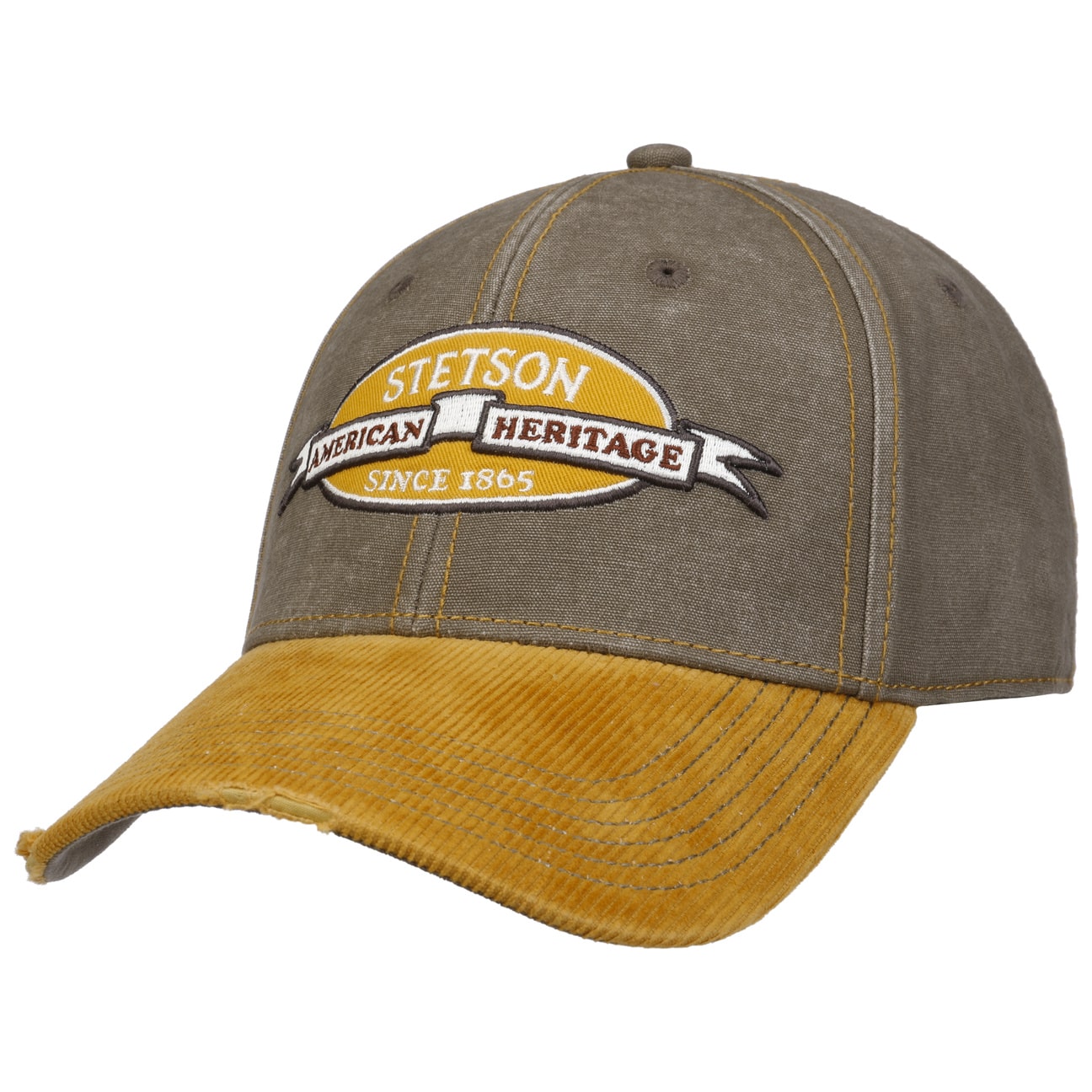 Cap Stetson Baseball Vintage Distressed American Heritage lippalakki