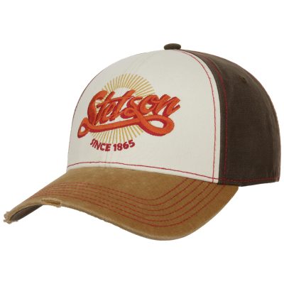 Cap Stetson Baseball Vintage Distressed Cotton lippalakki