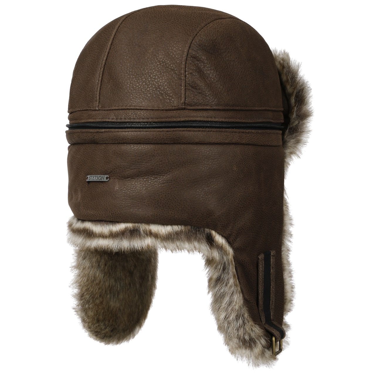 Talvihattu Stetson Bomber Aviator Cowhide Hat