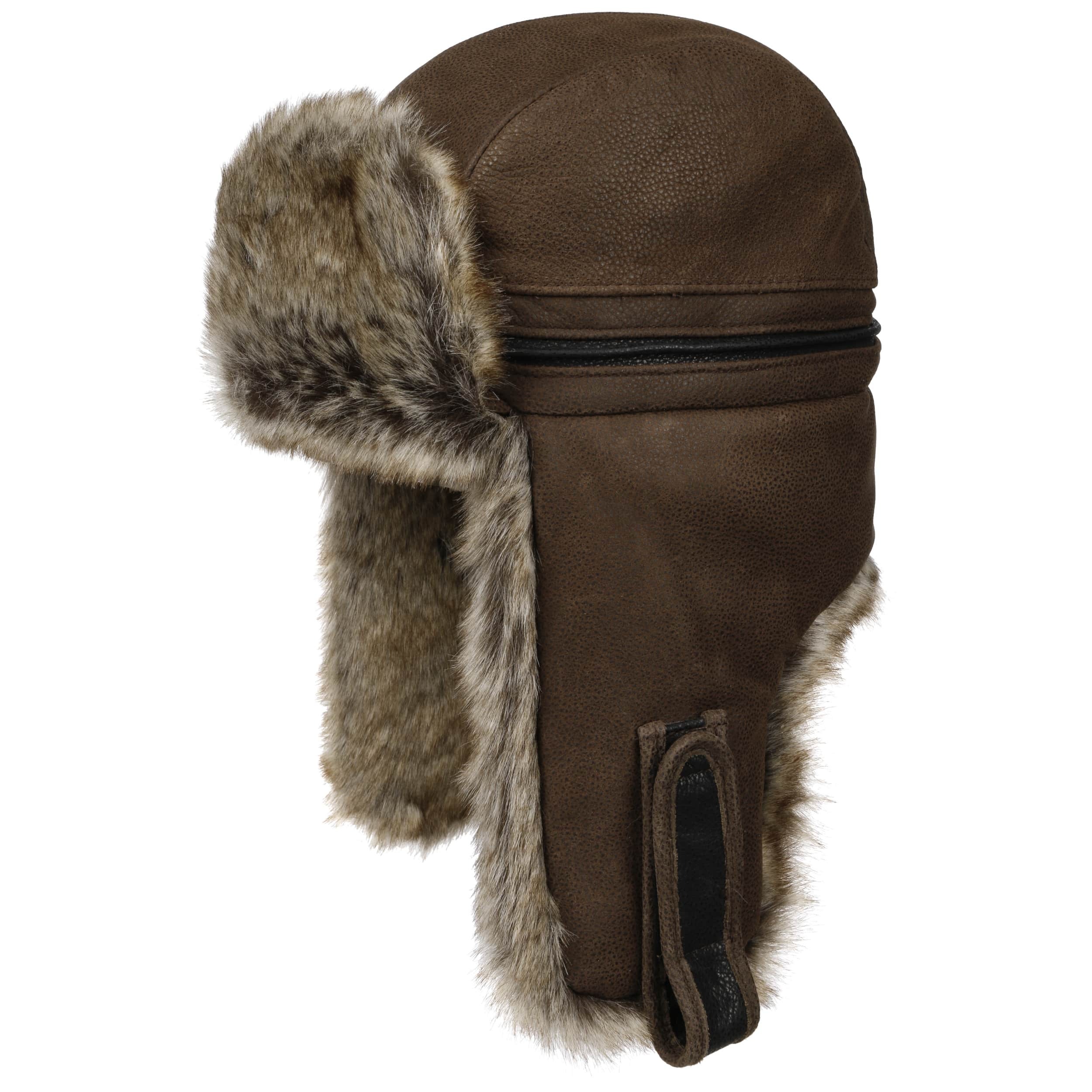 Talvihattu Stetson Bomber Aviator Cowhide Hat