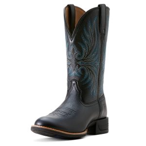 Ariat Women’s Ranahan Western Boot Black Deertan