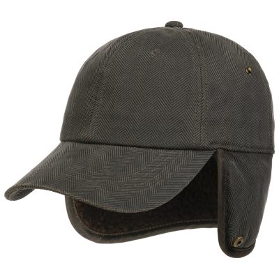 Cap Stetson Baseball Herringbone lippalakki korvaläpillä