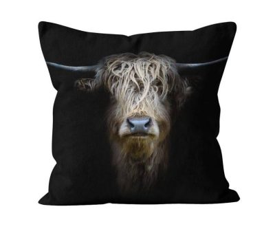 Koristetyyny Highland Cow Pillow 40x40 cm