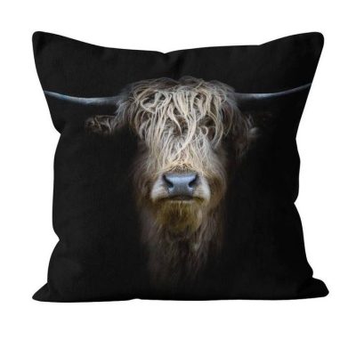 Koristetyyny Highland Cow Pillow 40x40 cm