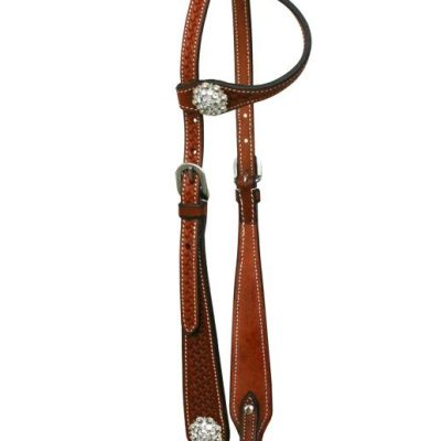 Yhden korvan suitset Glitter Conchos